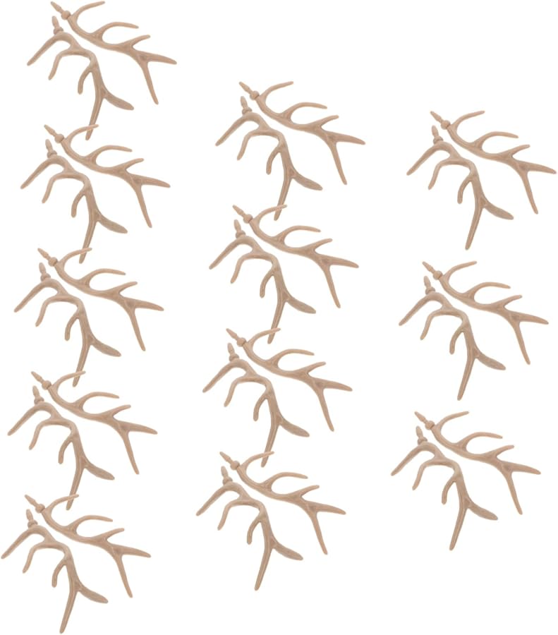 IMIKEYA 12 Pairs DIY Christmas Decor Snowman Hands Antler Branches Craft Ornaments - Image 1